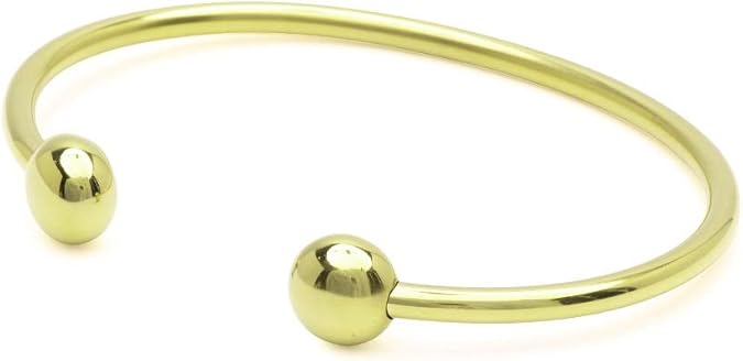 QRAY Gold Standard Steel Golf Athletic Bracelet Men Women C-Shaped Health Wellness Bracelet