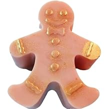 De'esse Boutique Gingerbread Man Soaps - 2 Sizes - Gift Boxed or Multi Packs (Large 20 pc Set)