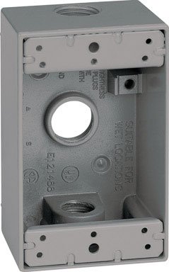 OUTLET BOX 1G 1/2" 3HOLE by SIGMA MfrPartNo 14250