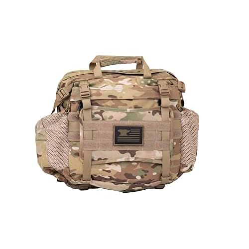 Mountainsmith Day EVO Lumbar Pack - 13L Tactical Waist Pack with MOLLE for Hunting, EDC, Backcountry Travel, Hiking - Multicam