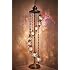 DEMMEX Turkish Moroccan Mosaic Floor Lamp, 9 Globes, 6ft Tall Tiffany Style Decorative Standing Lamp with Colorful Globes for Bedroom, Living Room, Entryway Handmade in Turkey, Multicolor