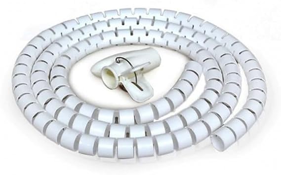 Spiral kablo toplayıcı kablo kanalı kablo düzenleyici Çapı 20mm beyaz 1.5m