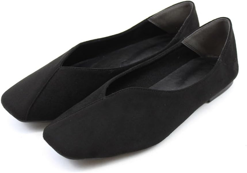 Vivian Adjustable Flat Shoes with Step-in Design and Flat Pumps