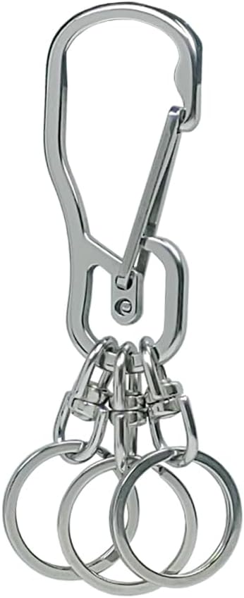 Quick Release Key Chain With Three Key Rings