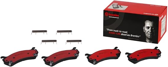 Brembo P10027N Premium Ceramic Front Disc Brake Pad Set CADILLAC/CHEVROLET/GMC/HUMMER OE# 15886462