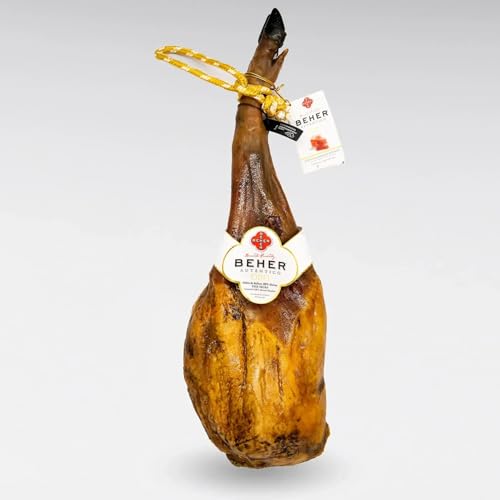 BEHER Oro 100% Iberico Bellota Paleta Pata Negra Whole Shoulder Premium Spanish Acorn-Fed, Long-Aged, Gourmet Taste, 10 lbs
