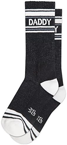 Gumball Poodle DADDY Socks Unisex Ribbed Gym Crew Novelty Socks Made in the USA