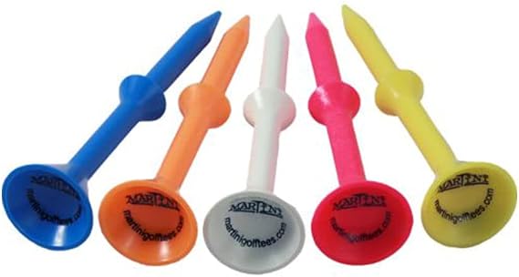 Martini Step-Up Golf Tees 3 1/4" (5 Pack) (Multicolor)