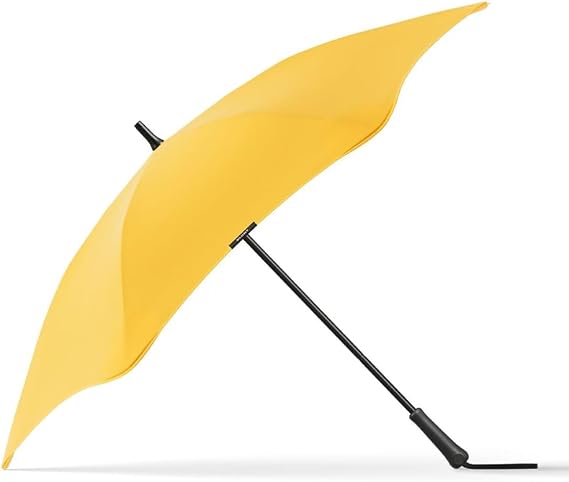 BLUNT Classic Large Windproof Umbrella 47" Umbrella for Wind and Rain, Durable Canopy Design, Heavy Duty for Everyday Travel, UV Protection - Yellow
