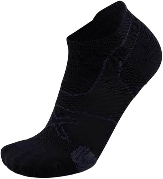 2XU Unisex Vectr Cushion No Show Socks - Provides Advanced Support for Running