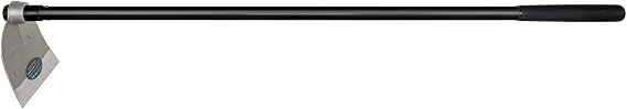 Truper Lane Hoe No. 3, 54-Inch Fiberglass Handle, 8-1/2-Inch x 8-1/2-Inch Forged Head, 2.1 lb Head Weight, Agricultural & Garden Soil Preparation Tool (Model AL-3M / 10621)