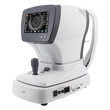 Optics Auto Refractor Refractometer with Keratometer Optical Optometry Machine FA-6500K, White