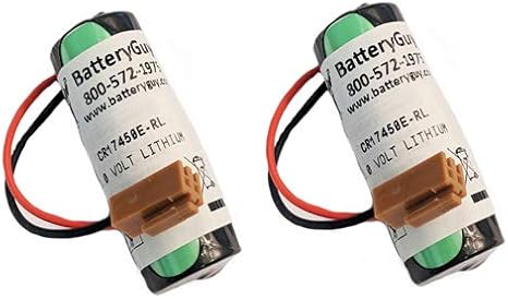 BatteryGuy CR17450E-RL - Replacement 3.0V 2200mAh Lithium Batteries - Qty of 2