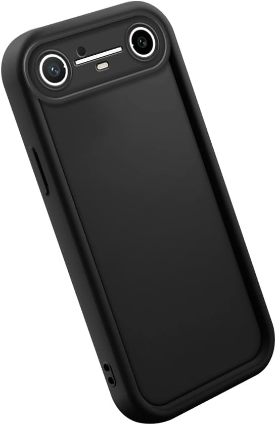 Tecno Spark Slim/Pova Slim ile Uyumlu Desenli Yüksek Kalite Siyah Silikon Kılıf Kamera Korumalı Düşmeye Dayanıklı Kapak Telefon Kılıfı