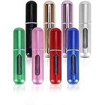 Topseller 5ml Portable Mini Refillable Perfume Atomizer Bottle for Travel Spray Scent Pump Case Multicolor - 8 Pack