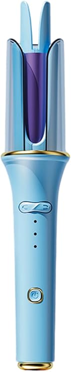 Pluzz Automatic Curling Iron Thick Water Wave 32mm - Warming in 30 Seconds (Blue)