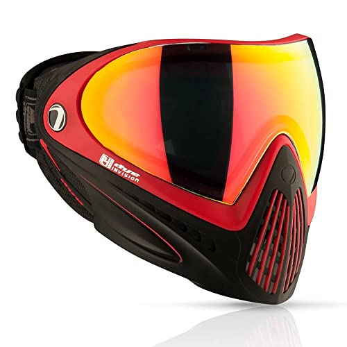 Dye I4 PRO Thermal Paintball Mask Goggles - Meltdown BlackRed