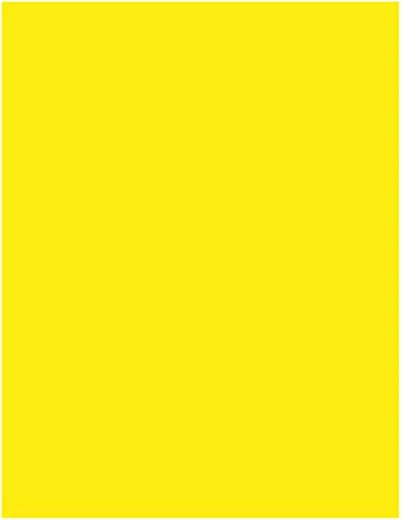 Pacon Neon Multi-Purpose Paper, Yellow, 8-1/2" x 11", 100 Sheets