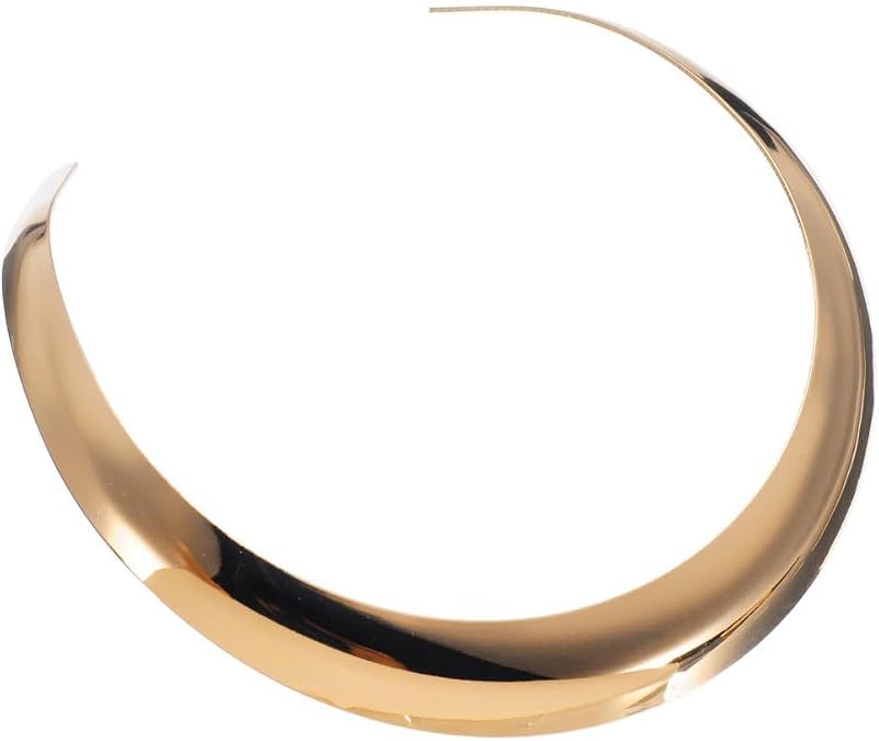 Jerollin Glossy Statement Open Choker Bib Necklace