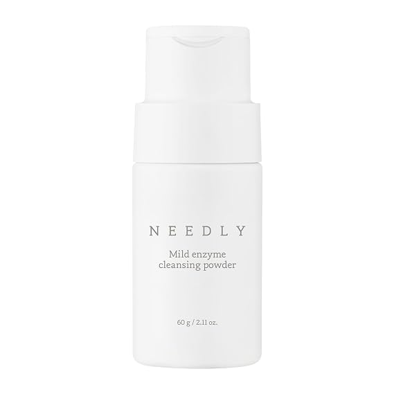 NEEDLY Mild Enzyme Cleansing Powder (2.11oz.) | Gentle Exfoliation Cleanser, Powder to Foam, Creamy Foam Ritual, Cleanse and Exfoliate in One Effortless Step