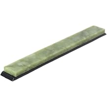 10000 Grit Natural Green Agate Sharpening Stone Whetstone Fine Grinder Polishing Shaving Kitchen Sharpener Tool Whetstone Knife Wet Stone Oil Stone Kit Kitchen Kit
