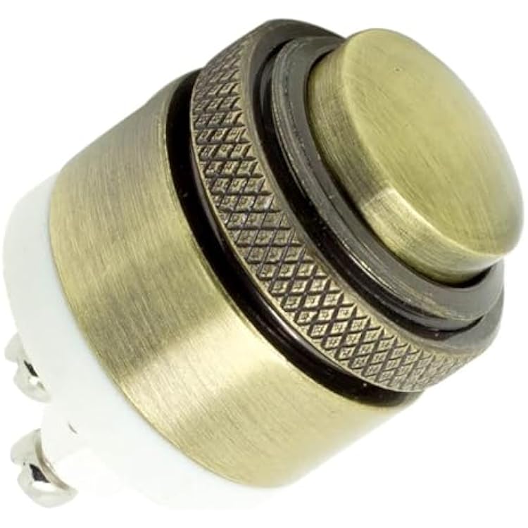 Doorbell Push Button Momentary Metal Switch Waterproof 16mm 582A 36V DC
