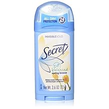 Secret Deodorant Spring Breeze Solid, 2.6 Ounce (Pack of 2)