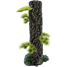 Tfwadmx Fish Tank Tree Trunk Tall Decoration 10.6'' Aquarium Tree Stump Freshwater Saltwater Terrarium Ornament for Goldfish Betta Fish Shrimp Reptile