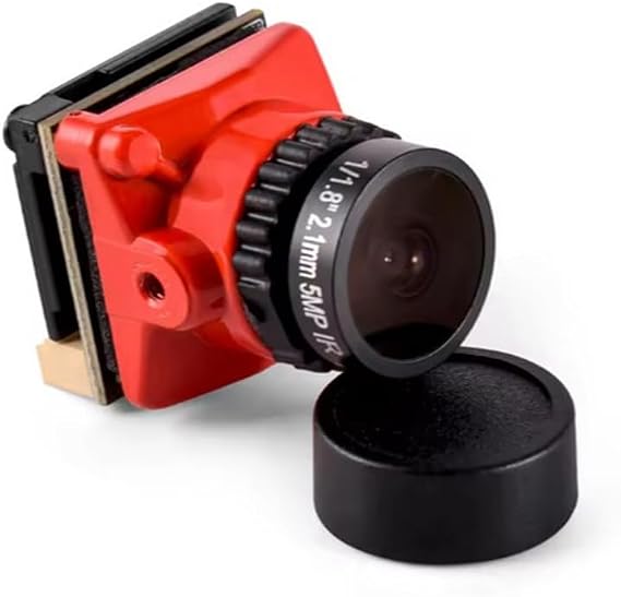 reemaa RC FPV DRONE DRONE DIY Upgrade Part - 5MP FPV Camera 1800TVL 2.1mm 1/8" Star Light Sensor, Internal Adjustable OSD