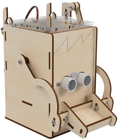 MoneyBox Add-On Kit for PicoBricks & Micro:Bit | STEM Robotics Coding Project | Educational DIY Wooden Saving Box
