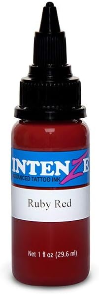 Intenze Tattoo Ink - Ruby Red - 4oz Bottle