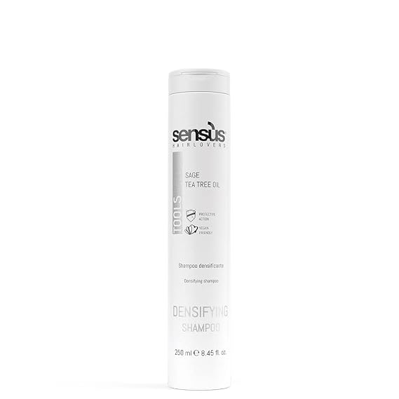Sens.us - SHAMPOO TO STIMULATE HAIR GROWTH - Densifying - With sage and tea tree. Gentle, fortifying shampoo for weak hair. (8.45 fl. oz.)