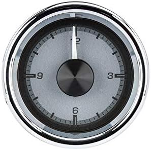 Dakota Digital Universal 2 1/16" HDX Style Clock, Black Face - Compatible with Most Vehicles