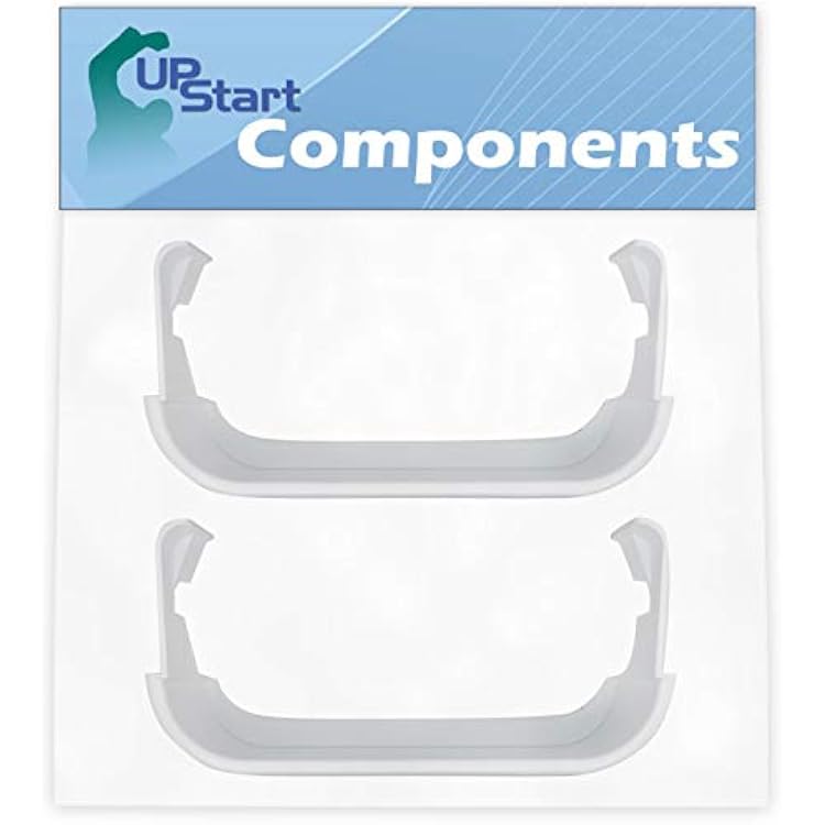 2-Pack 240351601 Refrigerator Freezer Door Bin Side Shelf Replacement for Frigidaire FGUS2642LF2 Refrigerator - Compatible with 240351601 Door Bin - UpStart Components Brand