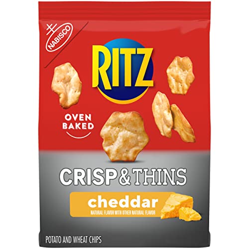 RITZ Crisp and Thins Cheddar Chips, 7.1 oz