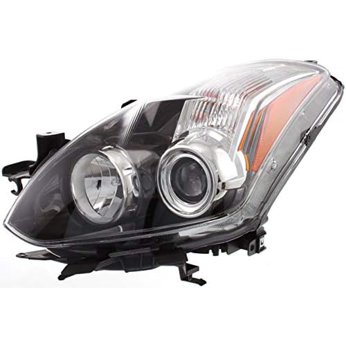 Garage-Pro Driver Side Headlight for Nissan Altima S SR 2010-2013, Headlights for Car, Halogen with Bulbs Coupe Replaces# 26060ZX10B