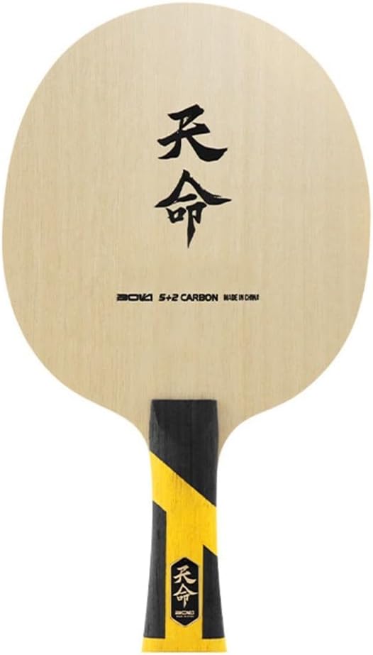 Professional Table Tennis with 7 Layers Carbon Fiber and Wood, Designed to Deliver Balanced Performance in Play FL ST (Long handle)