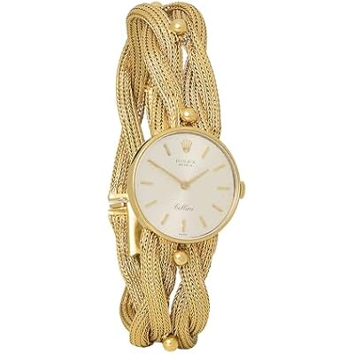 Pre-loved Yellow Gold Cellini Braided Bracelet Watch, Yellow