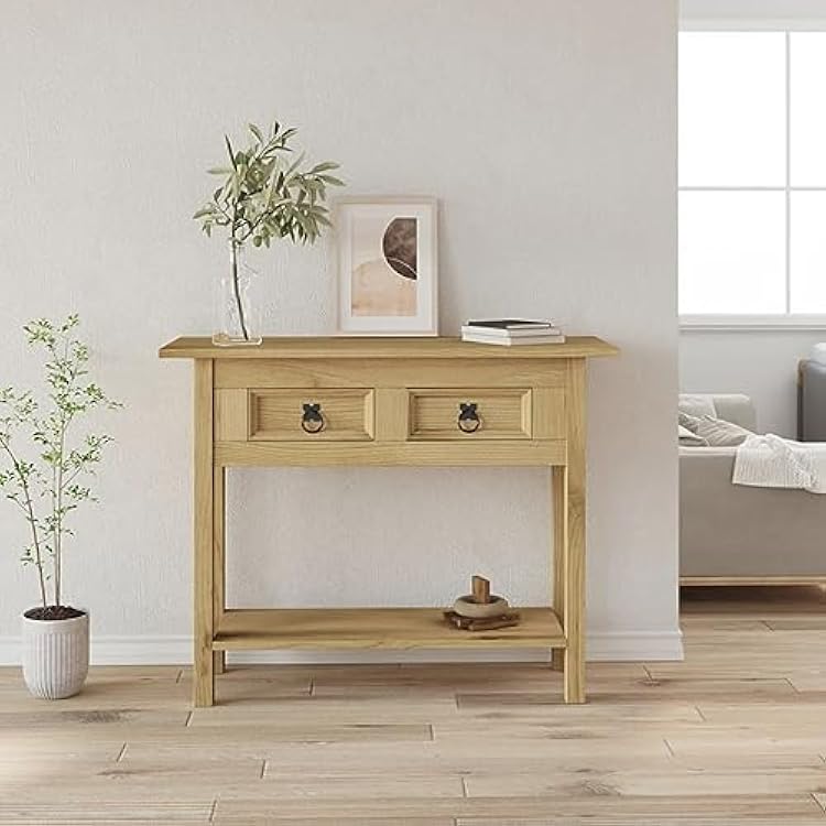 Console Table Entryway Table Entryway Furniture Entry Way Table Home Furniture Mexican Pine Corona 36.6x13.6x28.7