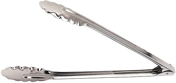 Crestware Tong,Stainless Steel,Extra Heavy,16 in.L HDT16X - 1 Each
