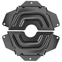 783-08547-0637 Black Deck Belt Cover (2 pcs) Compatible with MTD/CUB Cadet 46" Deck for XT1 XT2 LX46 LT46 LE 13AP79XT099, 13AL78XT099, 247203790, 247203791 etc.