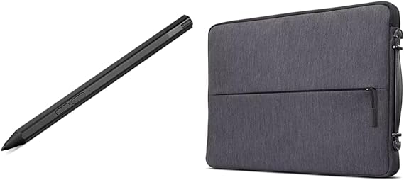 Lenovo Precision Pen 2 USB-C Charging Tilt Recognition & Urban Laptop Sleeve 14 Inch for Notebook/Tablet Compatible with MacBook Air/Pro Water Resistant