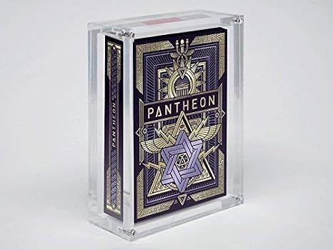 Carat X1 Card Case for Playing Card Decks - Strong Clear Acrylic & Magnetic Seal