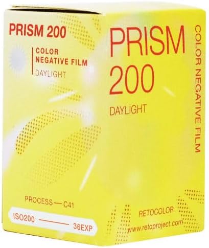 RETOCOLOR Prism 200 35mm Color Negative Film, 36EXP, ISO200, C41-processing, DX-Coded