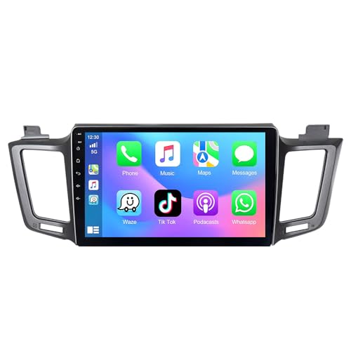 ASURE Wireless Carplay Android Auto Receiver for Toyota Rav4 XA40 2013-2018,10.1 inch 8Core 464GB Android 15 Car Stereo Radio Upgrade,GPS Navigation Unit,1280x800 Dash Touchscreen Multimedia Player