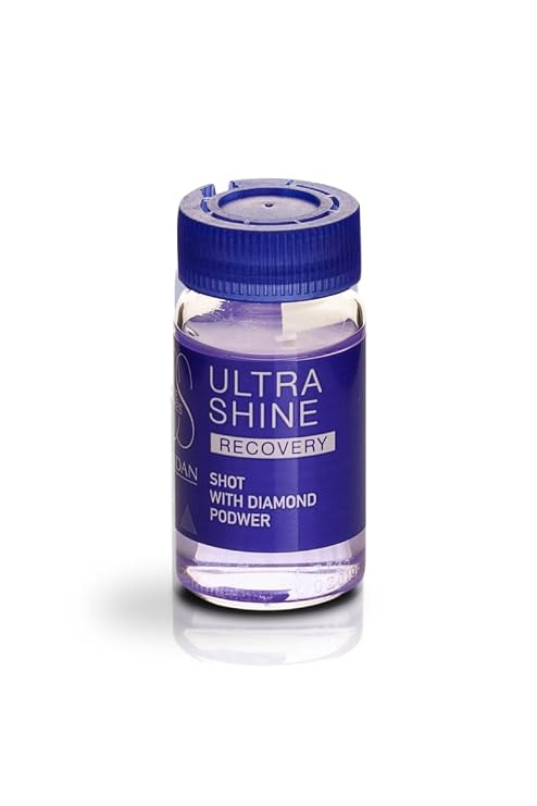 Lendan Ultra Shine Recovery Diamond Powder, Jojoba Oil and Grape Seed Extract, 610 ml Ampoules