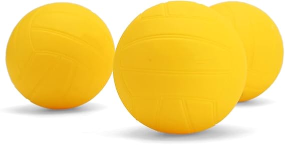 Roundnet Game Replaceable Ball Competitive Balls Mini Volleyball 3-Pack (3 Balls only)