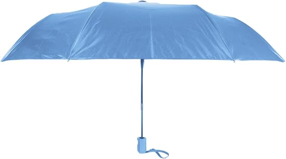 Parquet Compact Open Windproof Folding Portable Travel Solid Color Umbrella