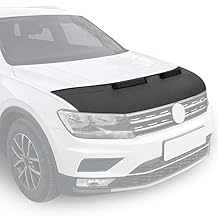 OMAC Car Bonnet Mask Hood Bra for BMW 5 Series F10 F11 2011-2016 Half Black
