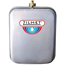 Zilmet ZFT18R Flat 4.8 gal Rectangular Hydronic Tank, 1/2" NPT with Union and Bracket